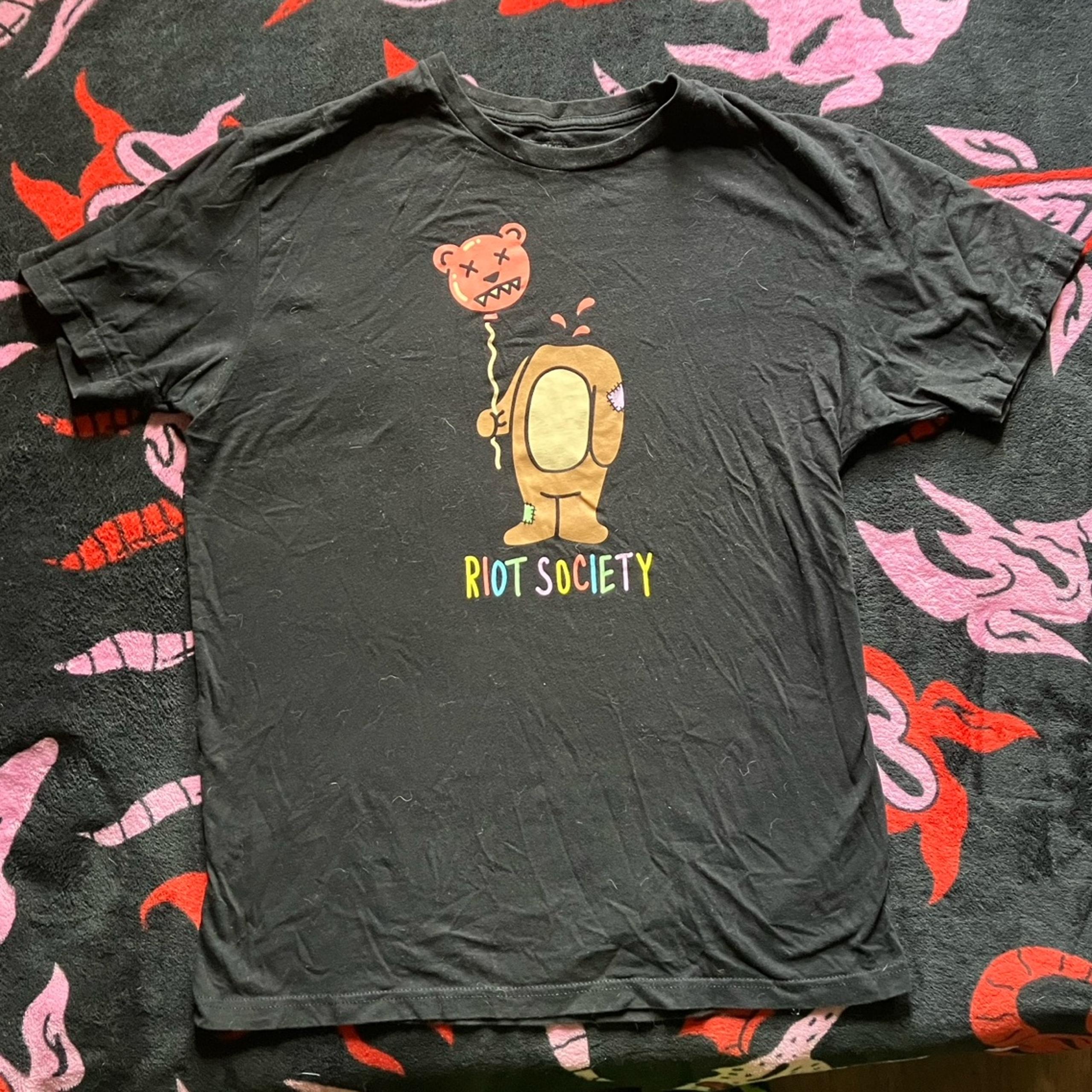 Riot Society Bear Graphic Tee