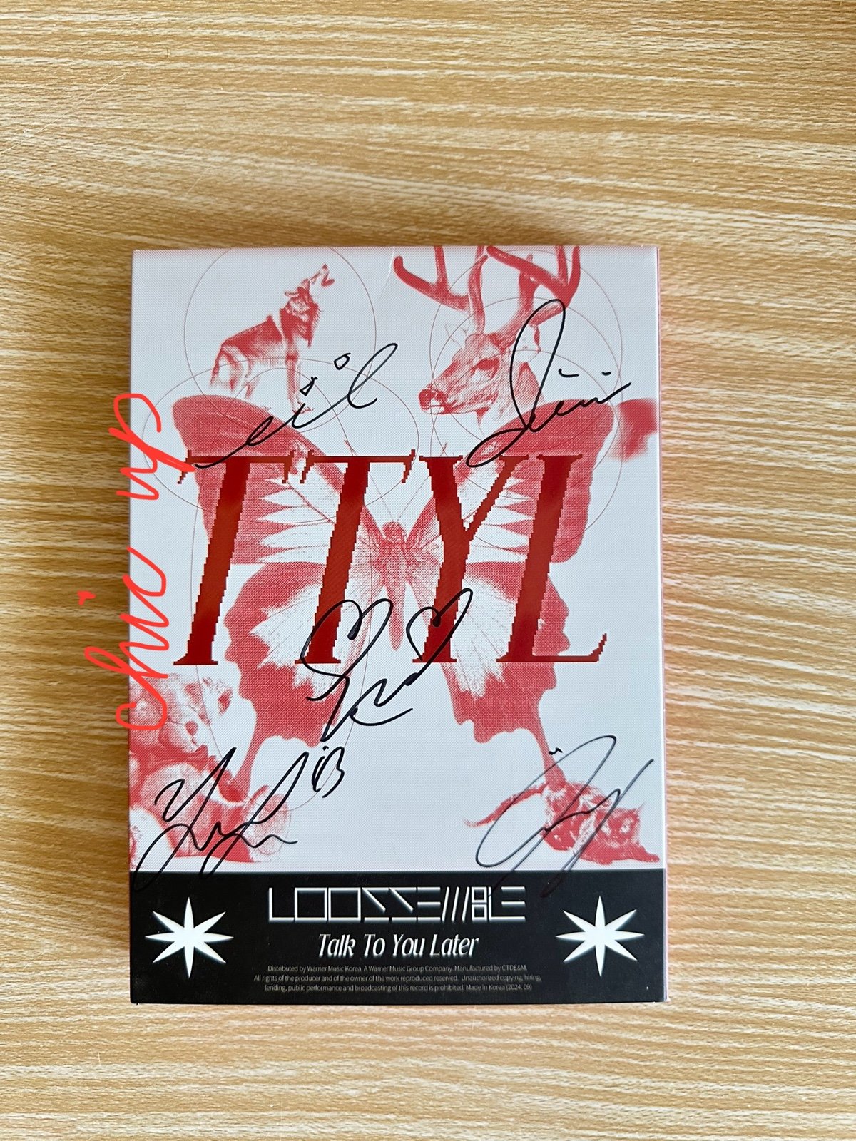 ★非売品◆サインCD◆Loossemble ルセンブル◆TTYL Loossemble TTYL Signed Album All Members