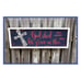 Patriotic Wood Sign w/ Cross