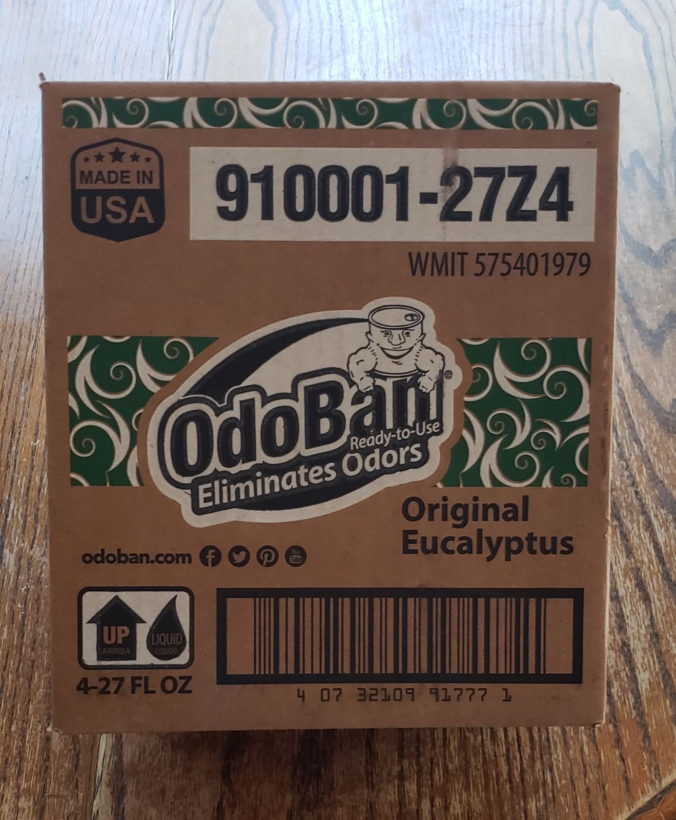4- OdoBan Spray Original Eucalyptus