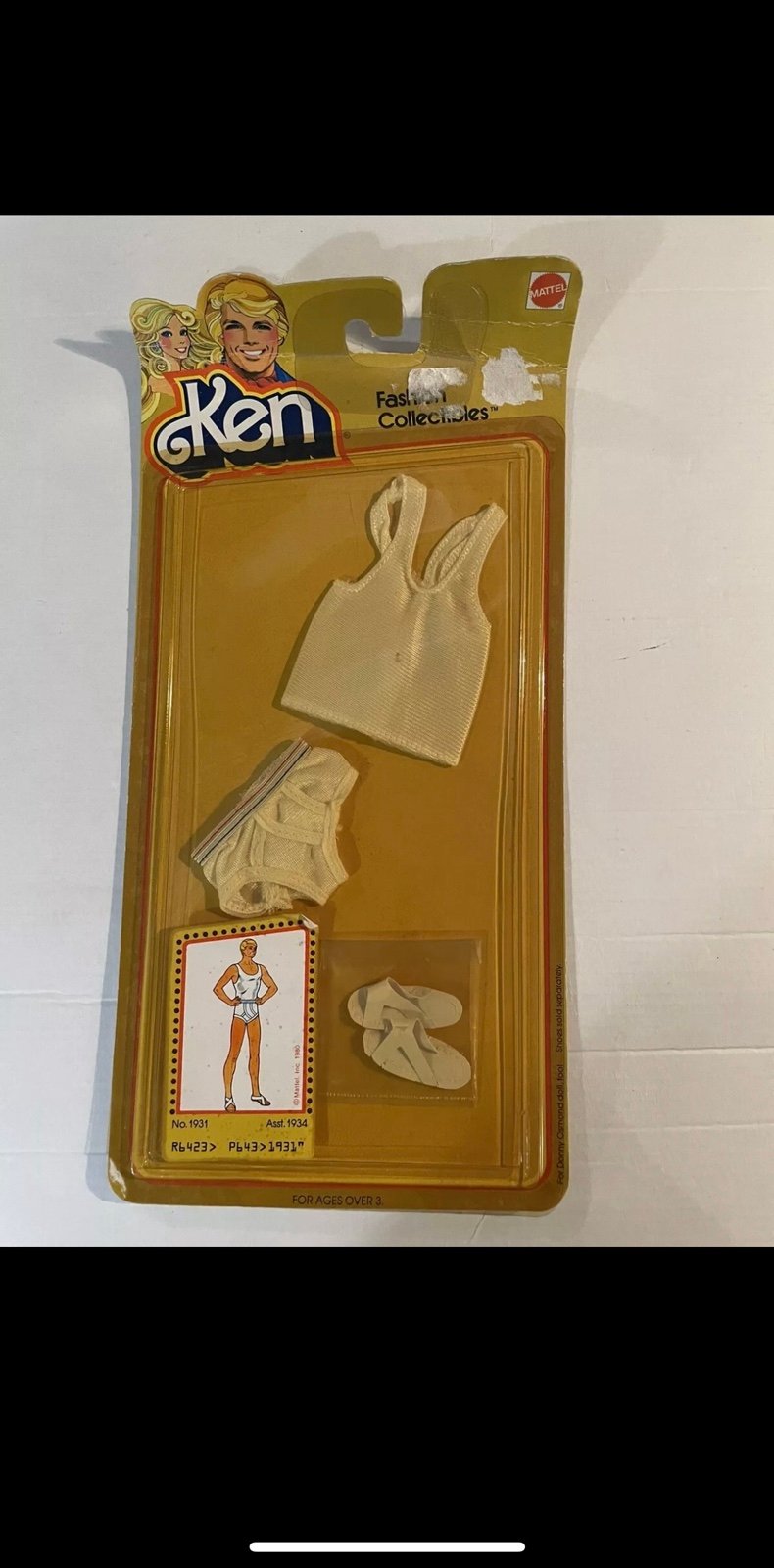 Vintage Mattel 1980 Ken Fashion Collectibles #1931 Underwear Set