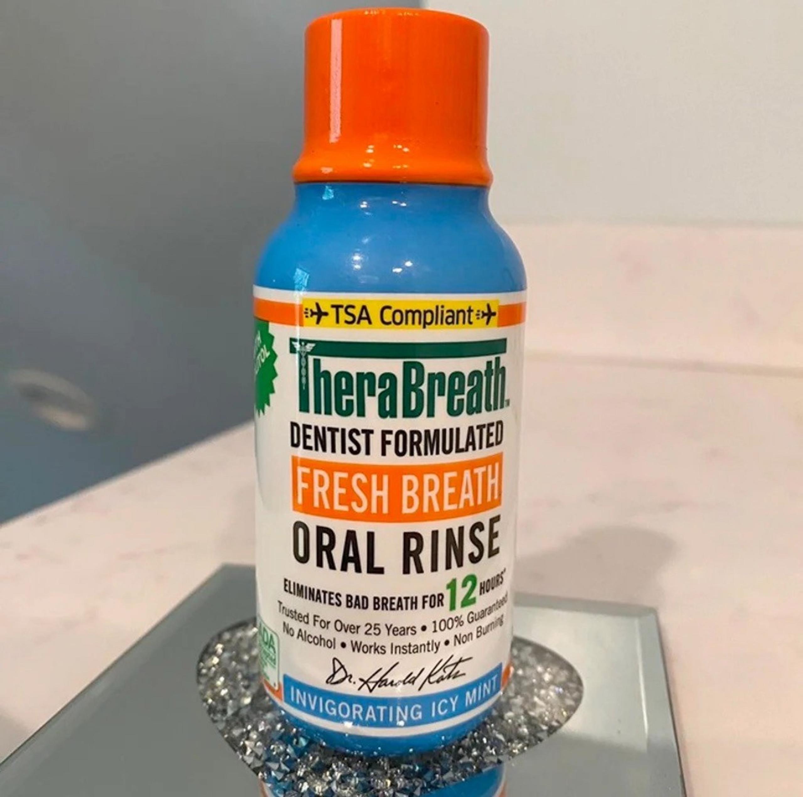 New Thera Breath Fresh Breath Oral Rinse - Invigorating Icy Mint 88.9 ml