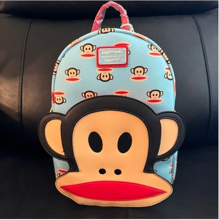 Loungefly Paul Frank Julius Face Cosplay Backpack NWT