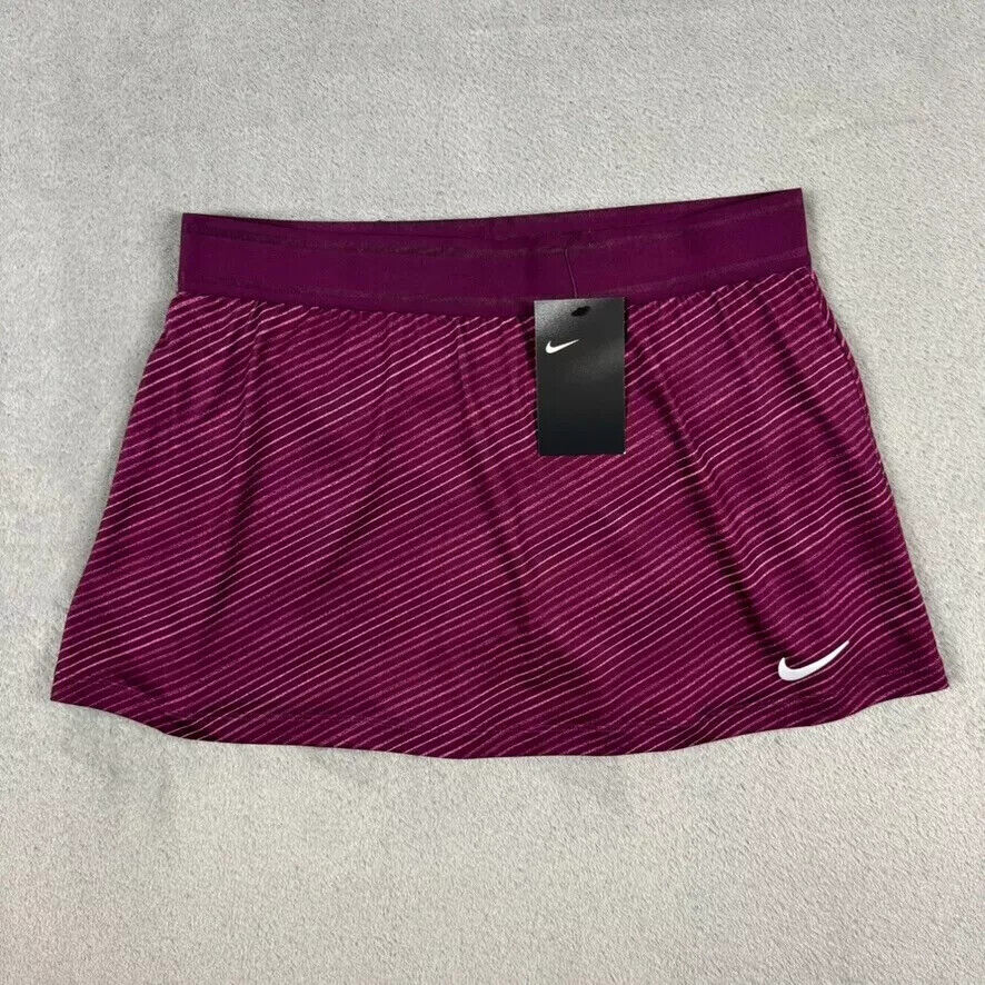 Nike Women's Nike Court Tennis Skirt Skort Burgundy Size Large