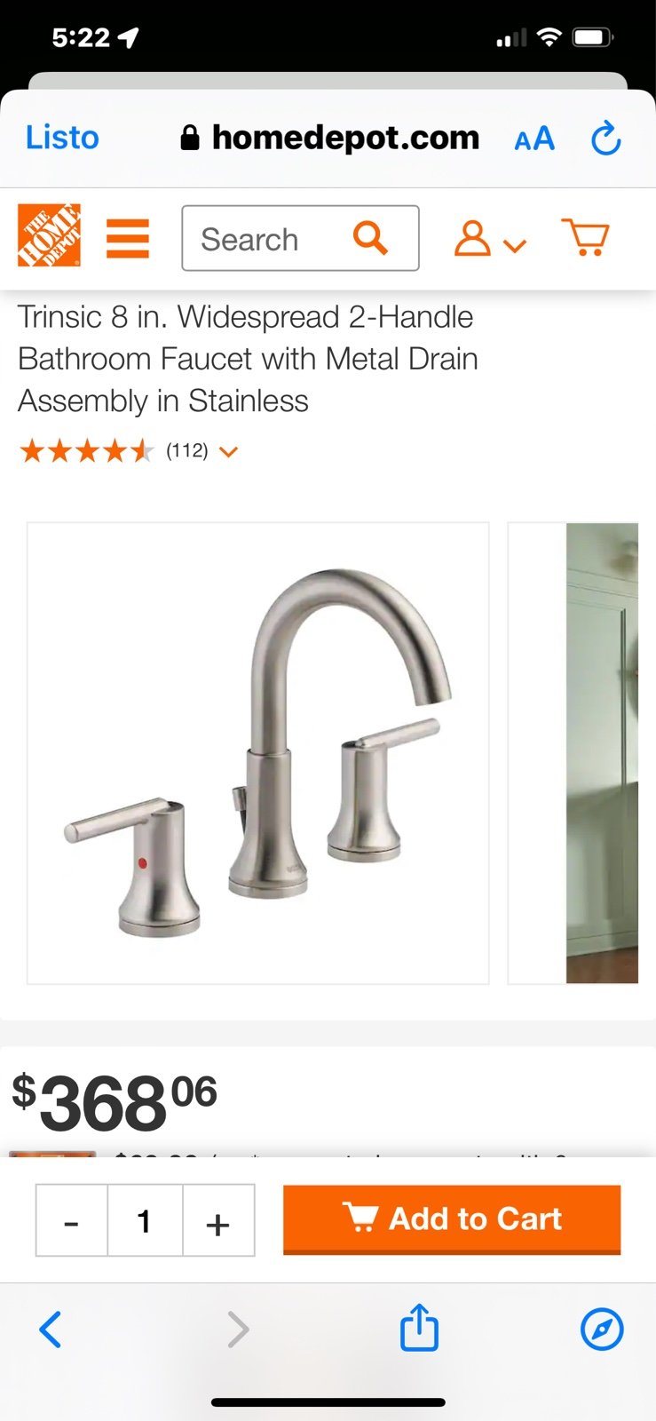 bathroom faucet