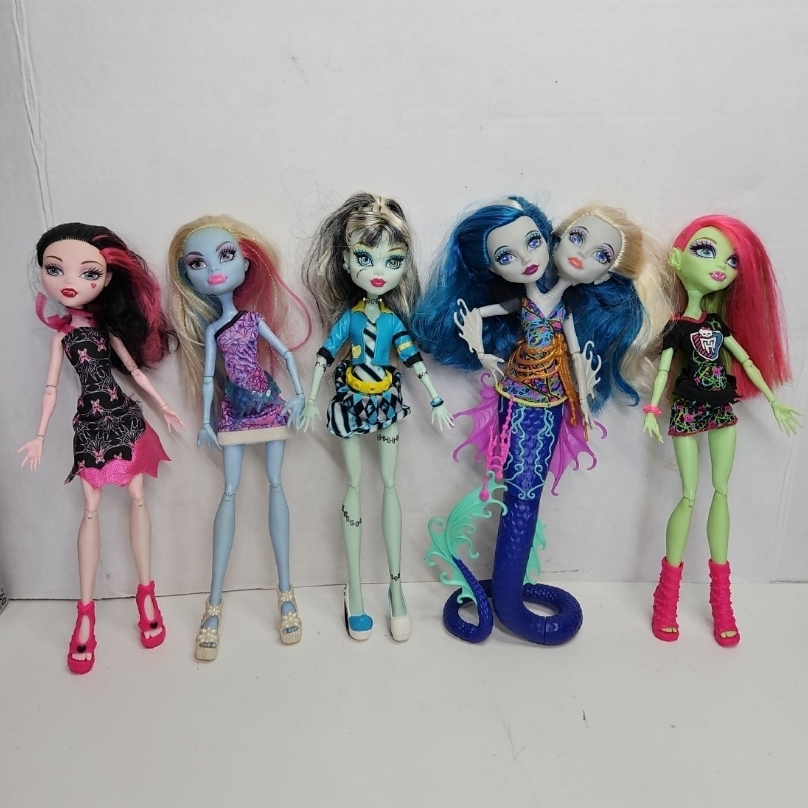 Monster High Doll Lot of 5 - Draculaura Abbey Ivy Frankie - 213