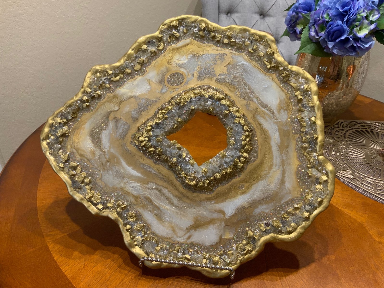 Beautiful Halo Geode Art