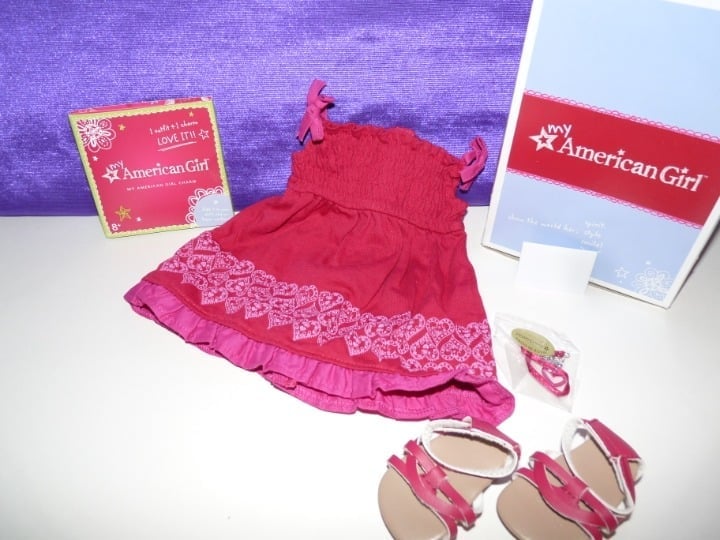 American Girl Doll Fresh and Fun Sunshine Garden & Pretty Party Outfits NEW