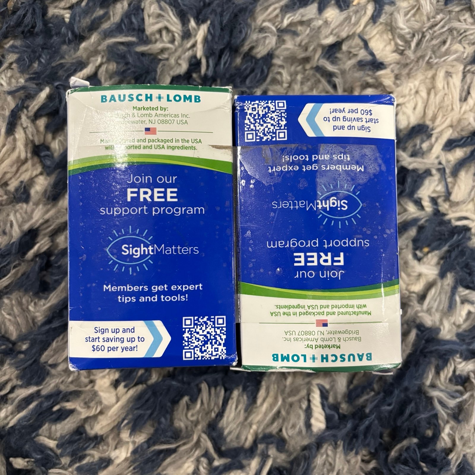 2 Pack Bausch & Lomb PreserVision Areds 2 Eyes Vision