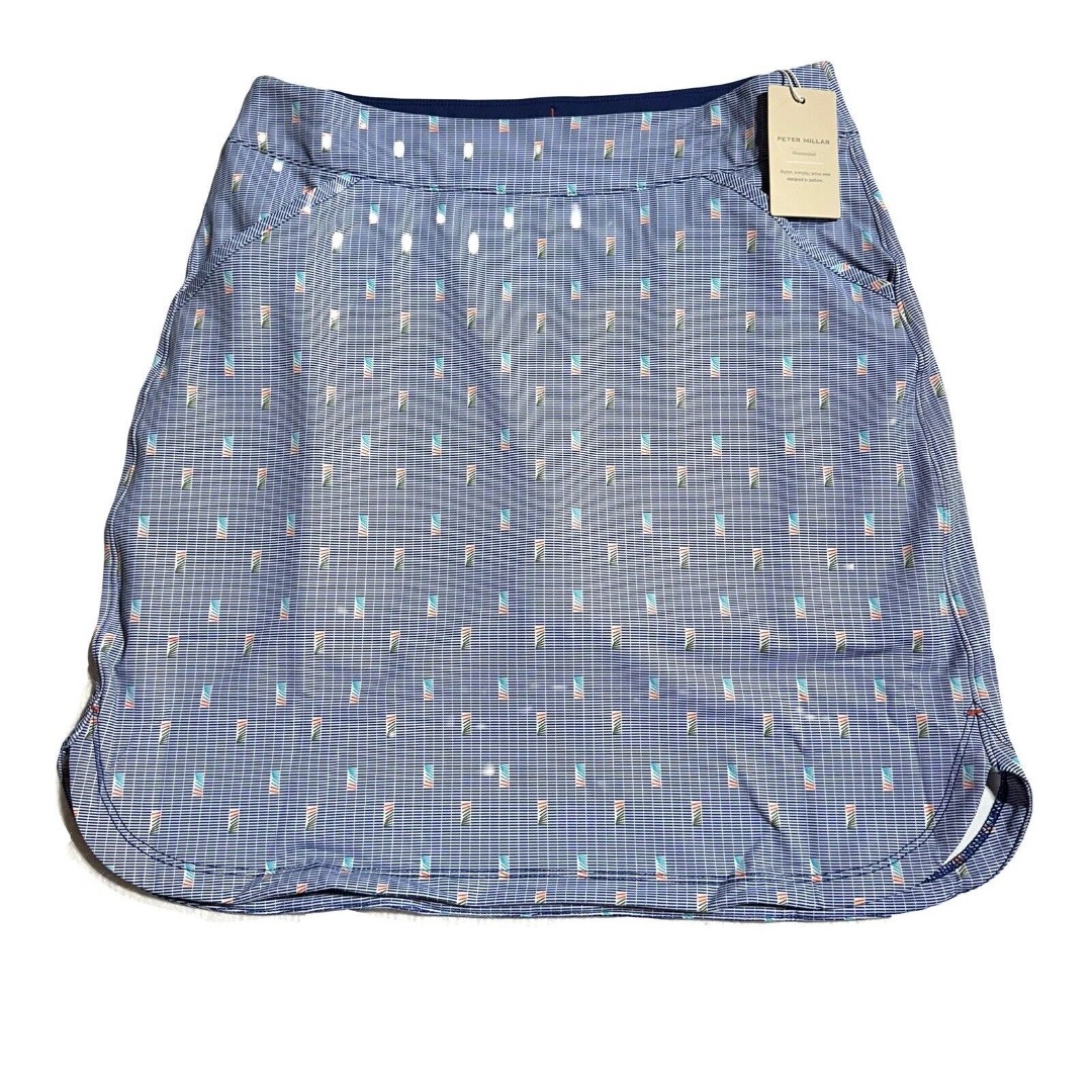Peter Millar Women's Golf Skort Alice Petal Hem Skirt Shorts Pockets Size S NWT