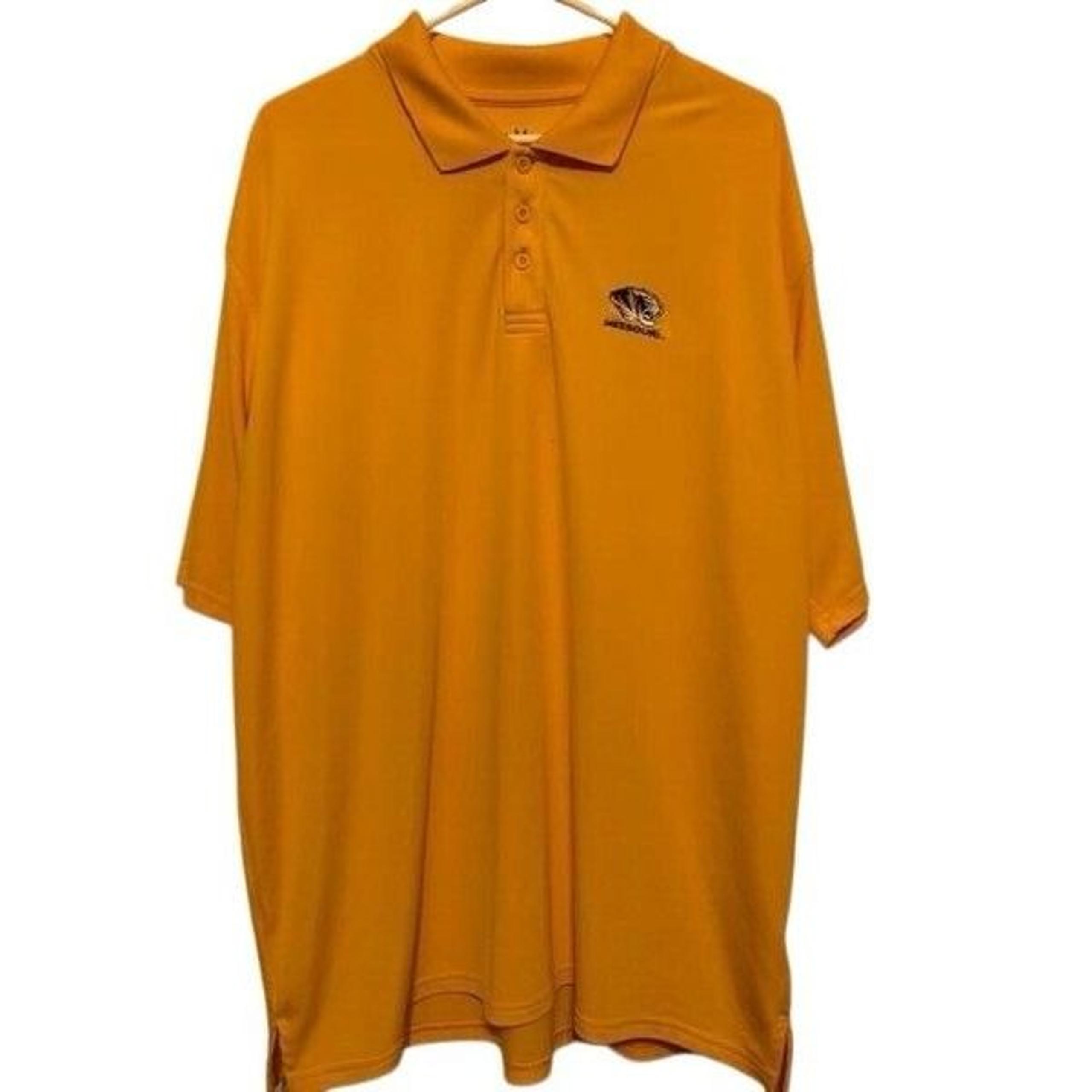 MISSOURI TIGERS SIZE XL UNDER ARMOUR POLO SHIRT
