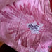 Vintage Oversized Crop Floral Red Daisy Print Top & Tapered Crop Pant-Size XS
