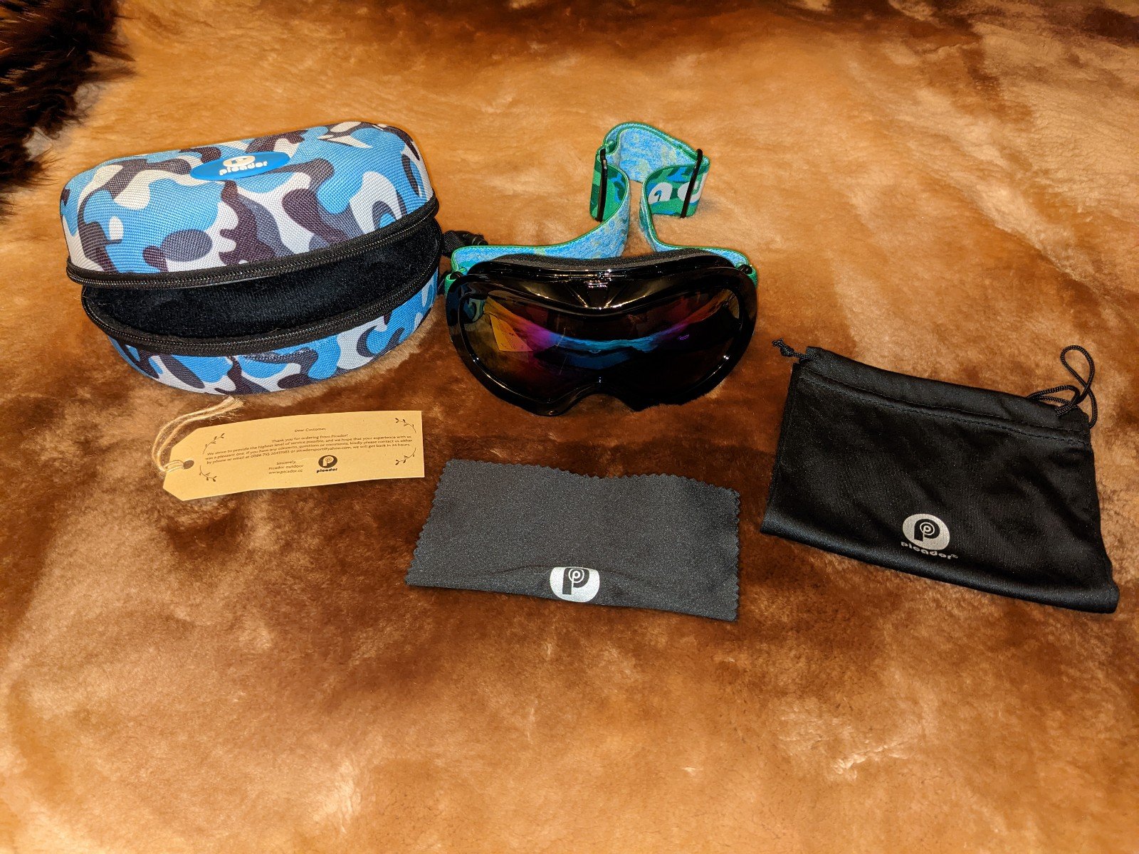 NIB Picador sports Ski Googles with protective film on lens