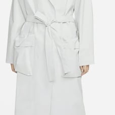 Nike Sportswear STORM-FITADV Tech Pack Women’s Light Silver Trench Coat Size Med
