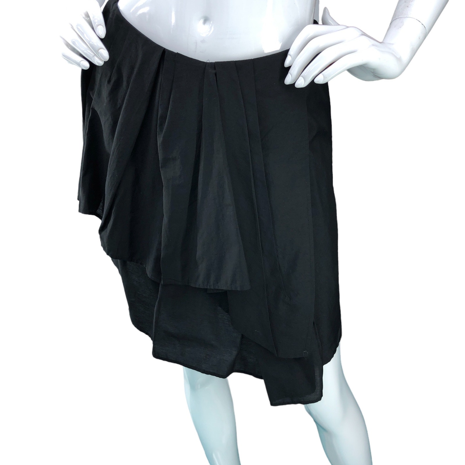 Christian Wijnants Womens Size FR 36 US 4 Skirt Black Layered Ruffle Causal