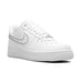 Nike Air Force 1 '07 Women's Silver Studded Swoosh Sneakers Size 7.5
