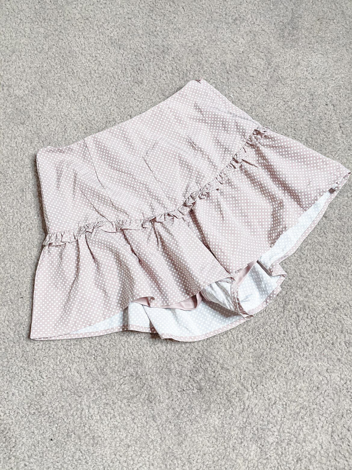 Fashion nova ruffle polka dot shorts