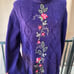 Carolyn Taylor Luxury vintage embroidered turtle neck sweater MadeinKorea size M