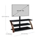 3-in-1 Flat Panel TV Stand for TVs up to 65\