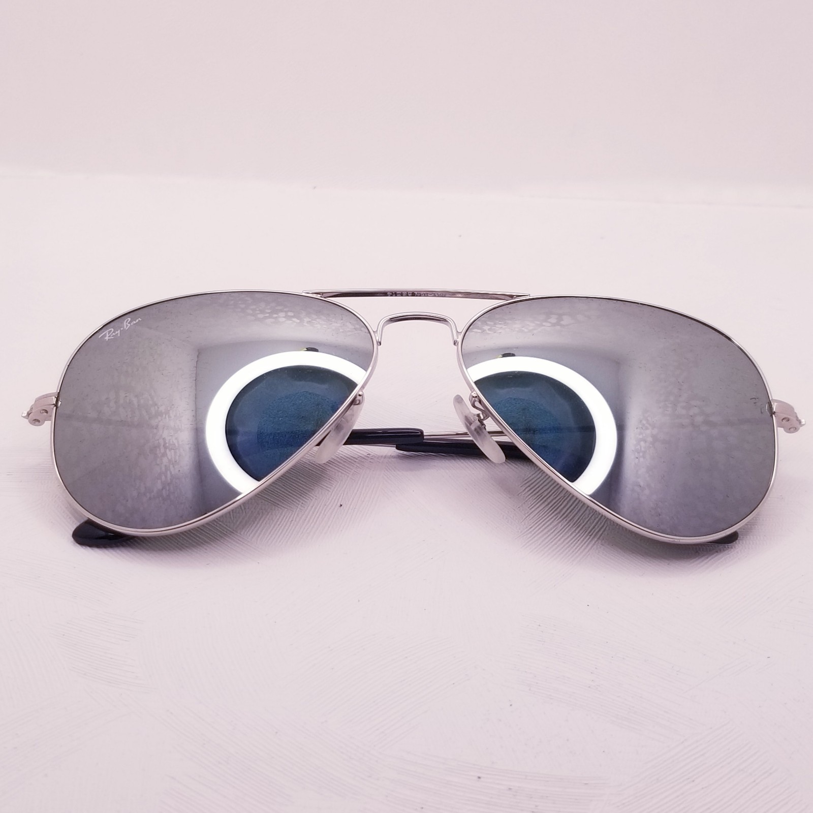 Ray Ban W3277 silver Sunglasses 58-14