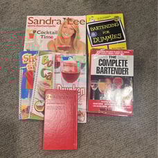 Bartending and drink recipe books