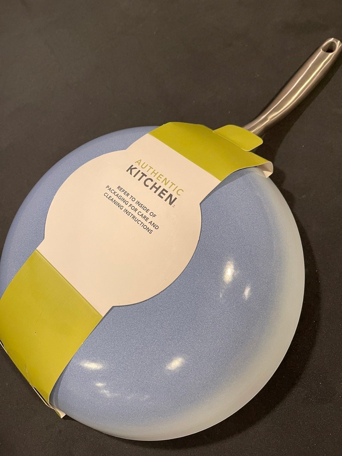 Authentic kitchen enamel cast iron wok