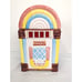 Vintage Juke Box Cookie Jar Ceramic Himark Gift 11 Inch Tall Made in Taiwan