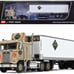 Kenworth K100 COE with 40' Vintage Dry Goods Trailer Brown Transport Corp