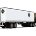 Kenworth K100 COE with 40' Vintage Dry Goods Trailer Brown Transport Corp