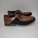 GATSBY Oxford Derby Leather Lace Up Dress Shoes Brown Men's Size 14 Pointy Toe
