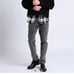 TOPMAN / Topman Shirring Black Denim Jacket