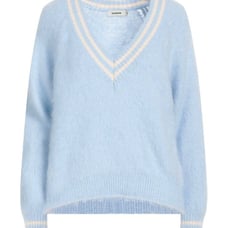 New With Tags Sandro Women's Baby Blue Paris Sweater, Size 3