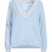 New With Tags Sandro Women's Baby Blue Paris Sweater, Size 3