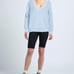 New With Tags Sandro Women's Baby Blue Paris Sweater, Size 3