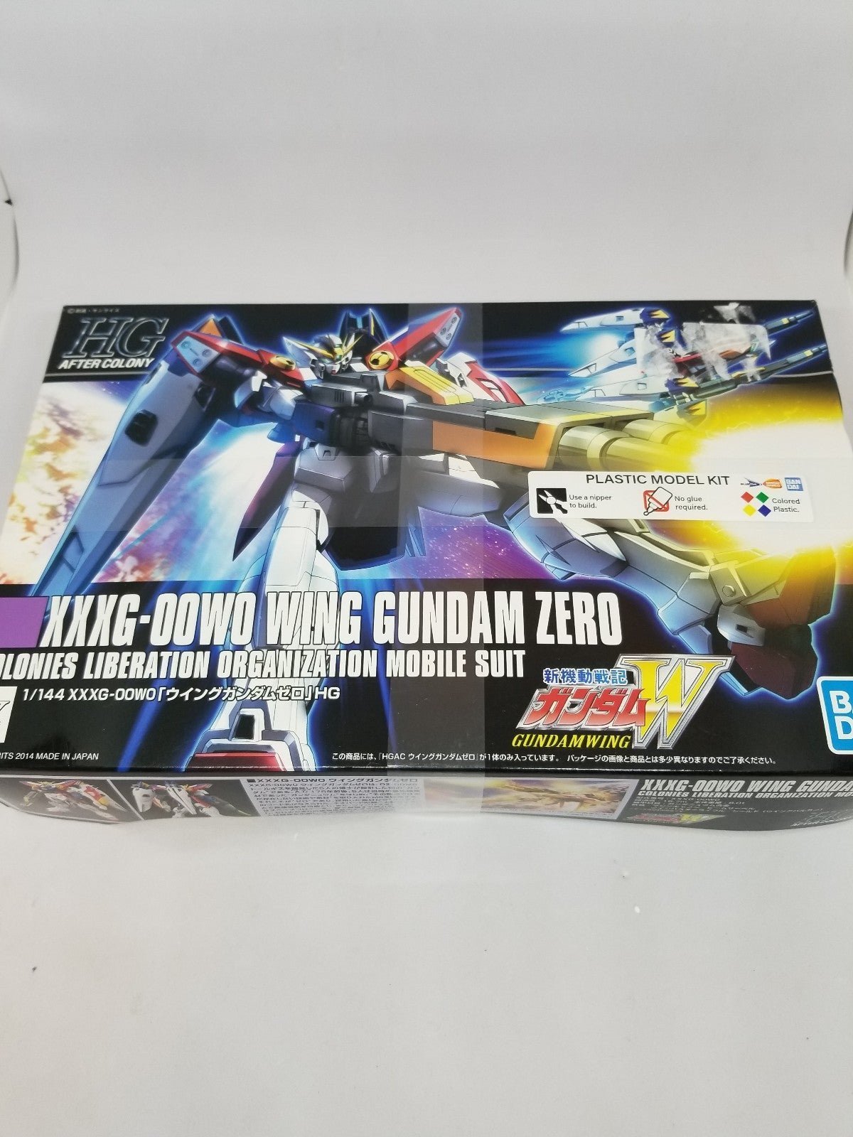 2014 Ban Dai XXXG-OOWO Wing Gundam Zero Mobile Suit #174 Plastic Model Kit