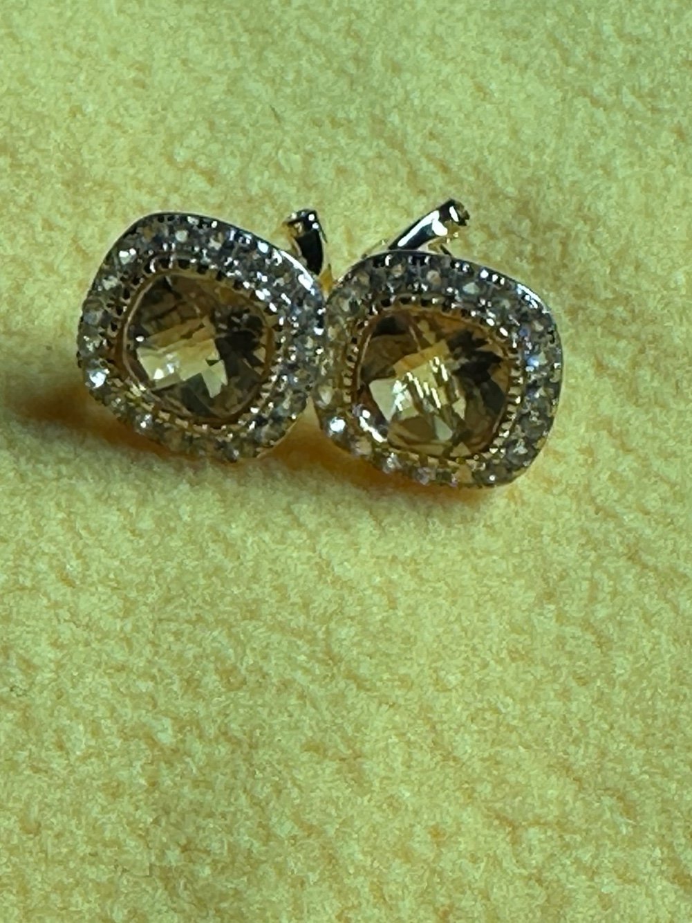 Ross-Simons 5.50 ct. t.w. Citrine and 1.60 ct. t.w. White Topaz Earrings in 18kt