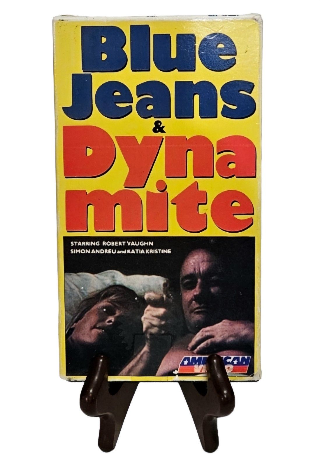 Blue Jeans & Dynamite VHS Movie Video Very Rare Edition Bliody Sun 1974 Vintage