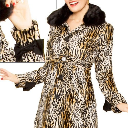 Cheetah Fur Coat By Steady Clothing