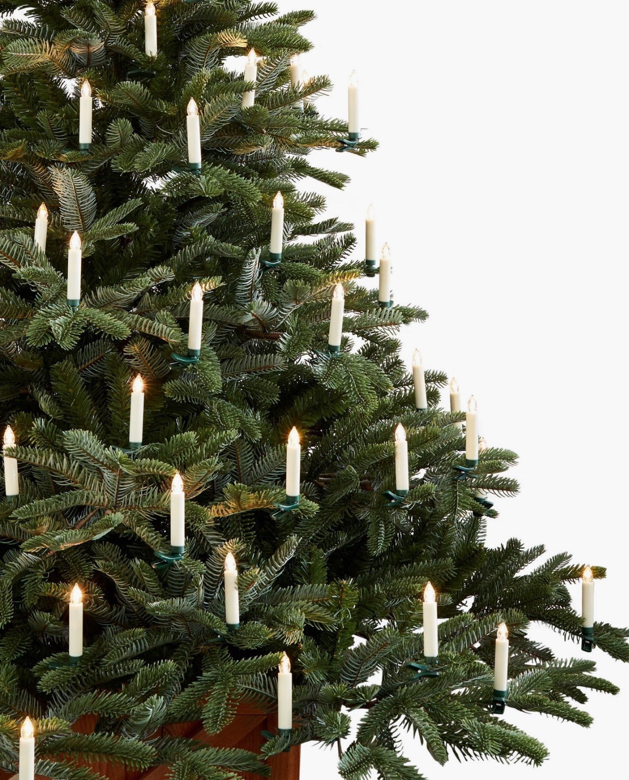 Balsam Hill Color Changing LED Christmas Tree Candles, Set of 20