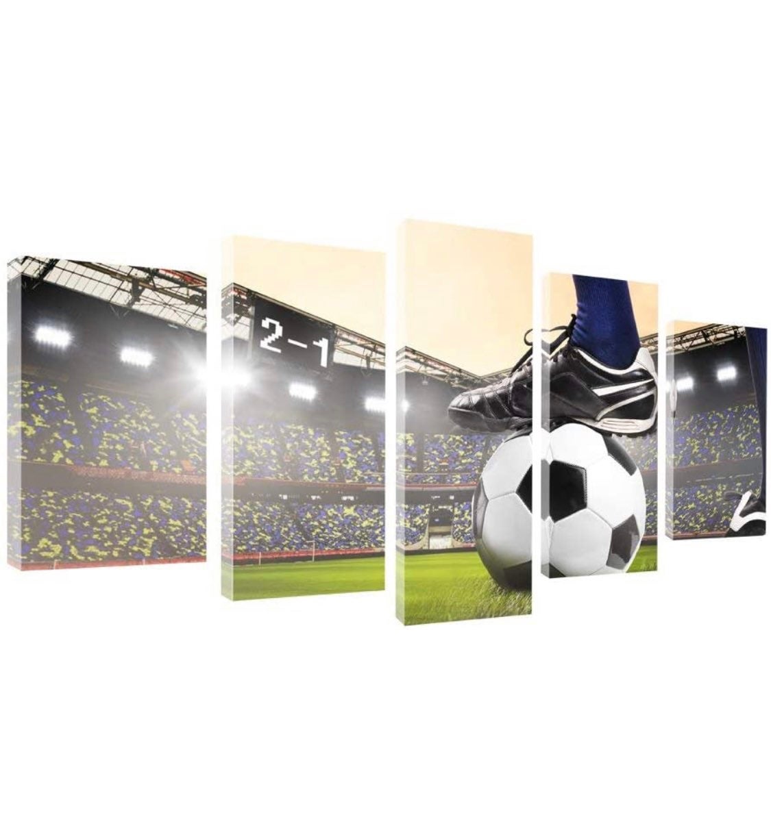 Soccer Match Canvas Wall Art for Kids' R