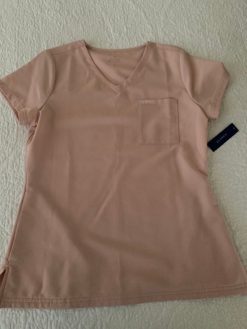 Two brand new Jaanuu scruub tops