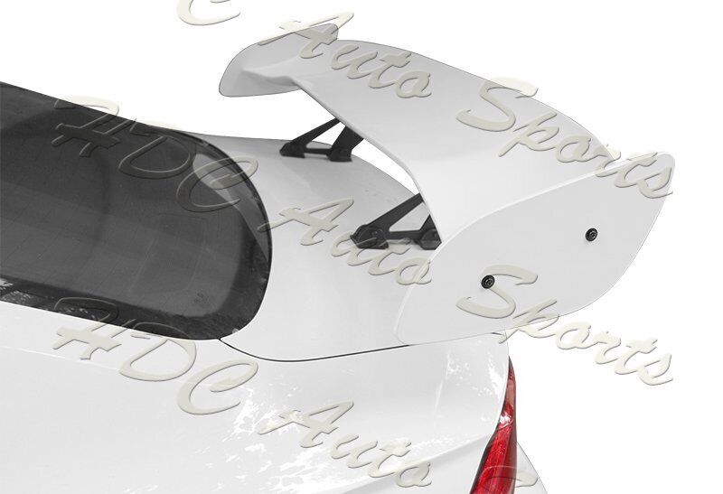 Universal 57 TYPE-2 Painted White ABS GT Trunk Adjustable Bracket Spoiler Wing