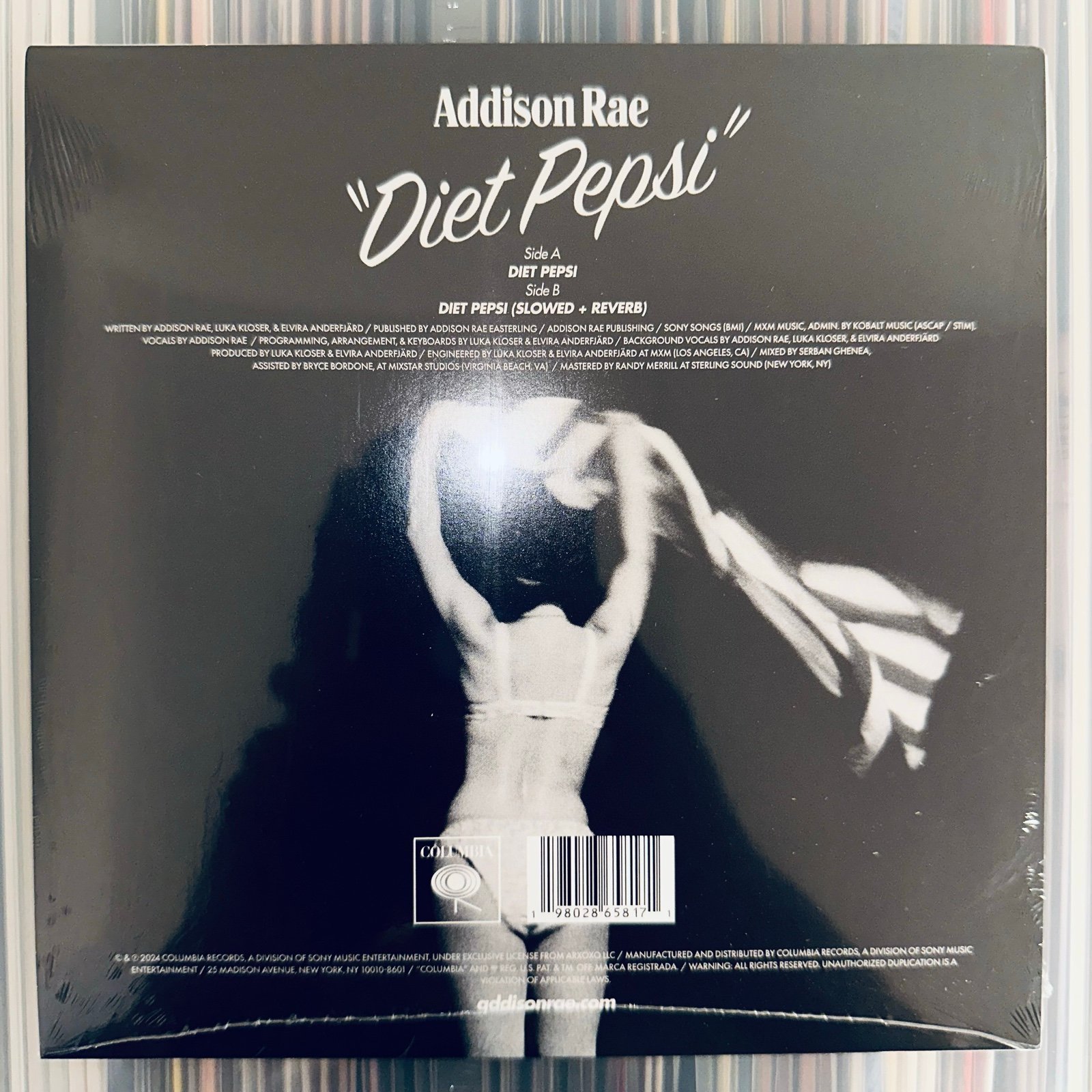 Addison Rae - Diet Pepsi Limited 7-Inch Single | Urban