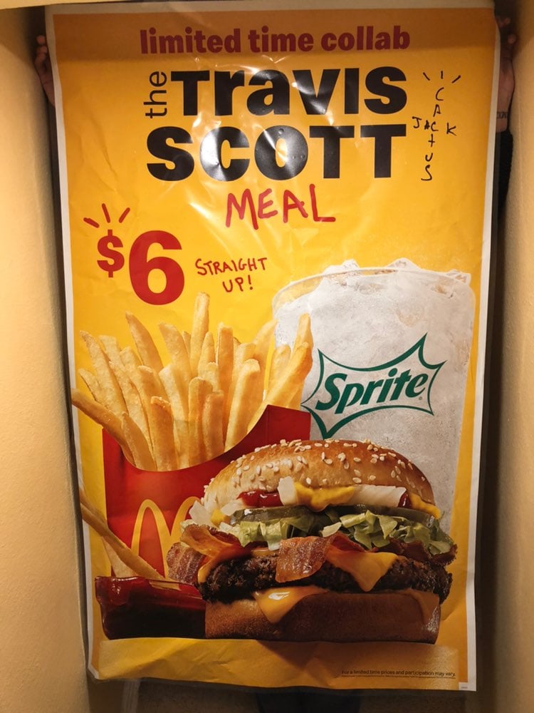travis scott mcdonalds