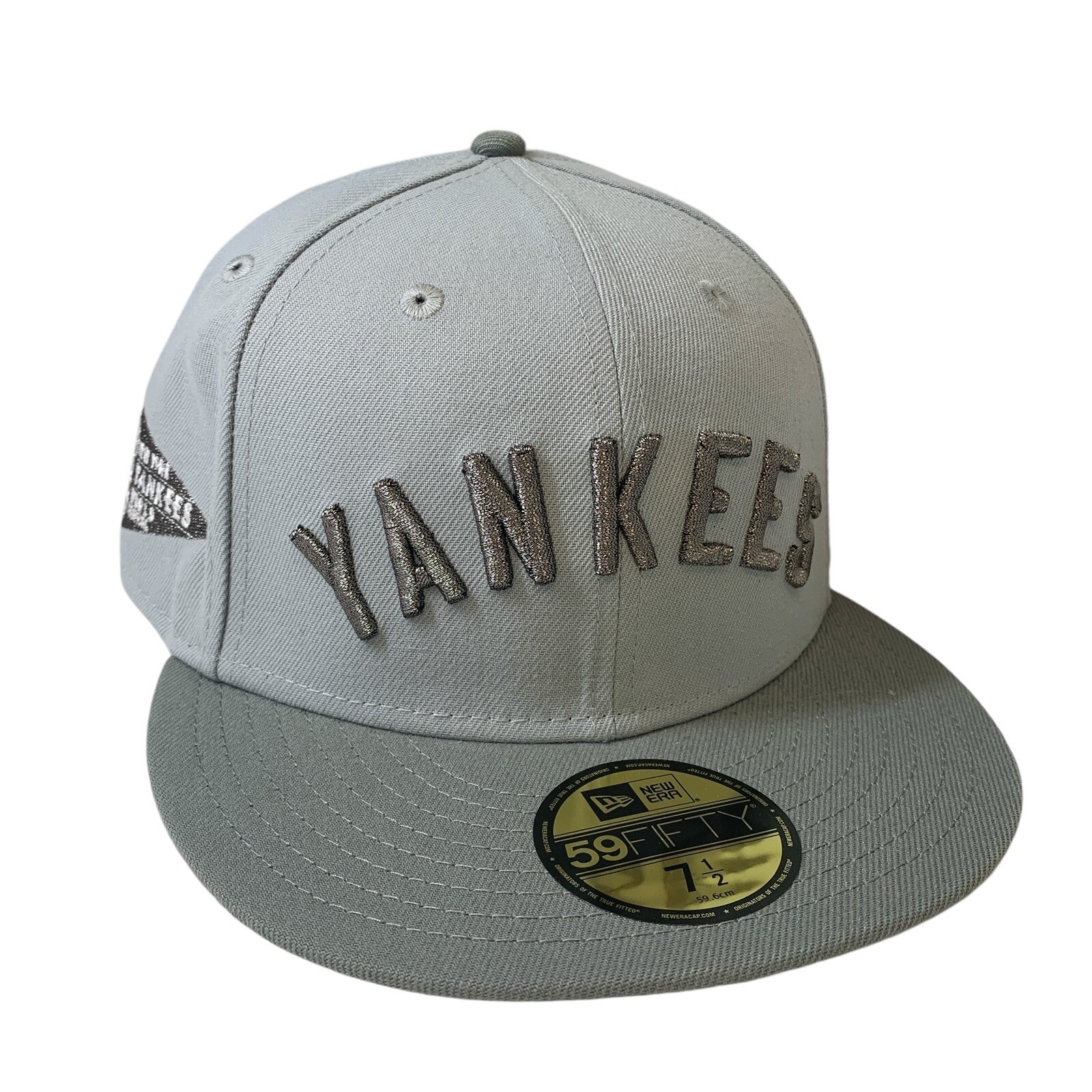 New York Yankees New Era 59FIFTY MLB 1927 World Champs Metallic Fitted Cap 7 1/2