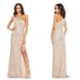 NWOT Mac Duggal SEQUIN ONE SHOULDER GOWN W/ EMBELLISHMENTS Sz 12