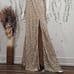 NWOT Mac Duggal SEQUIN ONE SHOULDER GOWN W/ EMBELLISHMENTS Sz 12