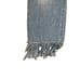 3X1 Fringe Hem Crop Straight Leg Jeans Distressed Mid -Rise Cotton 31 Women NWT