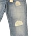 3X1 Fringe Hem Crop Straight Leg Jeans Distressed Mid -Rise Cotton 31 Women NWT