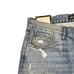 3X1 Fringe Hem Crop Straight Leg Jeans Distressed Mid -Rise Cotton 31 Women NWT